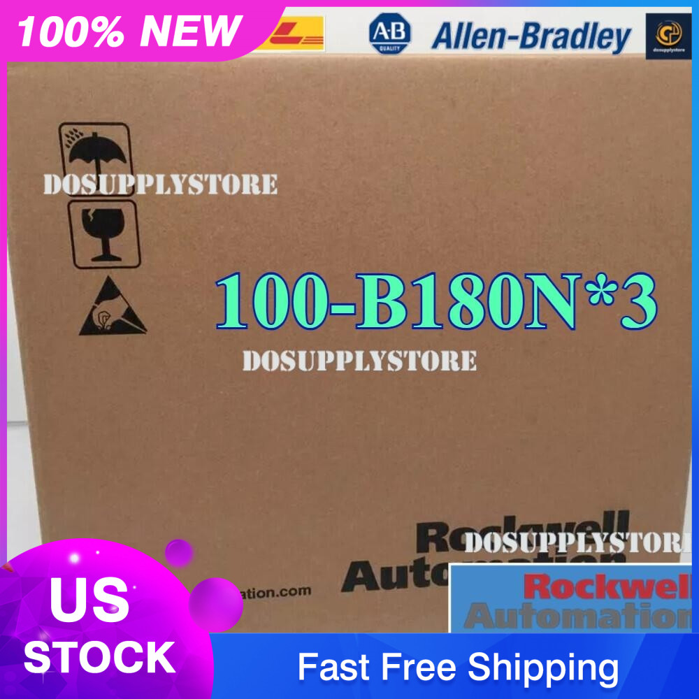 New Allen Bradley 100-B180N*3 Contactor Type 110/120V Coil 3P 180A US Free Tax