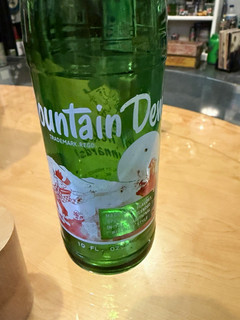 Mountain Dew Green Glass Soda Bottle 10 fl oz “TRADEMARK REGD”
