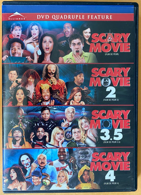 Scary Movie Collection Quadruple Feature - DVD - Widescreen Mint (1,2,3.5,4)