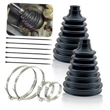 Upgrade CV Boot CV Axle Boot Thickened Neoprene Rubber Material with 4 2PCS