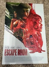 ESCAPE ROOM Original Promo Poster AARON PIERRE TEYANA TAYLOR Nudity