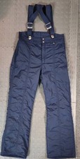 Vintage Roffe Womens Blue Padded Ski Pants 32 Waist High Waisted