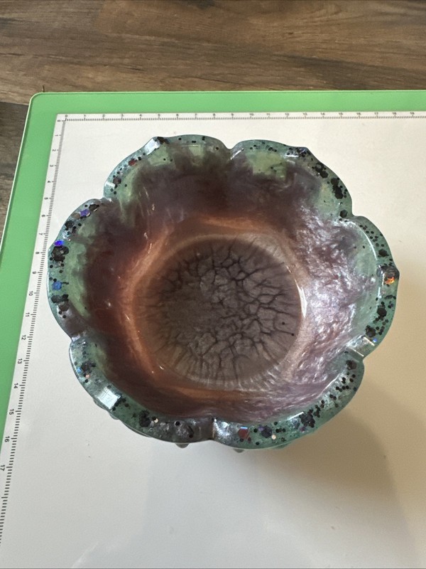 Floral Resin Bowl.
