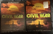 Civil War 4K UHD Blu-ray Digital W/Slip Cover/NEW FREE SHIPPING