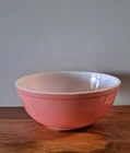 Vintage Pyrex #404 4 Qt Nesting Mixing Bowl Flamingo Pink color MCM