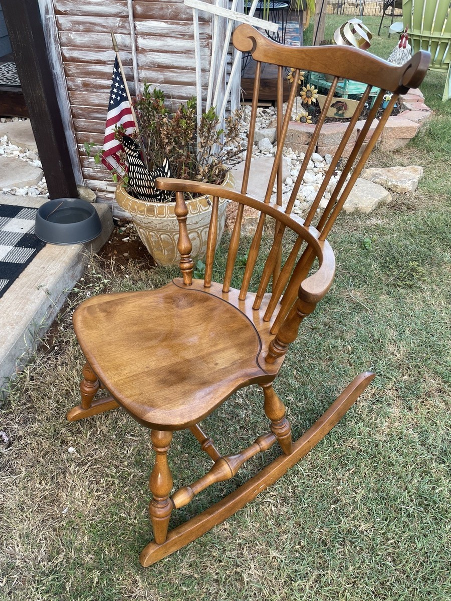 S Bent And Brothers Rocking Chair Vintage BENT BROS Solid