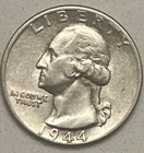 1944-P Washington Quarter 90% Silver Philadelphia