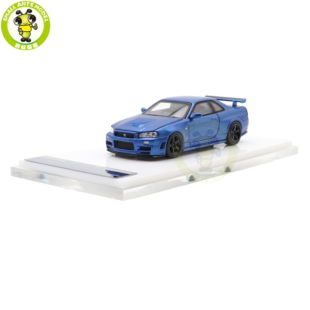 1/64 MOTORHELIX Nissan NISMO R34 GT-R Z-tune Diecast Model Car | eBay