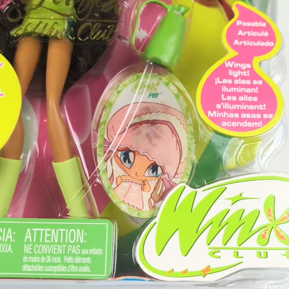 2005 Mattel Winx Club Layla Piff Pixie Magic Doll New Unopened