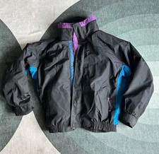 Bugaboo Vintage 80's 2-in-1 Columbia Windbreaker Fleece Ski Jacket Size L