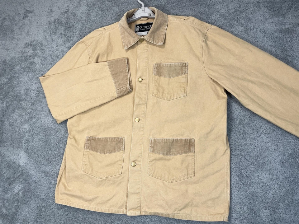 Outback Trading Company Jacket Mens XL Tall Tan Cowboy Brush Chore Coat 6509 - Image 3 of 4