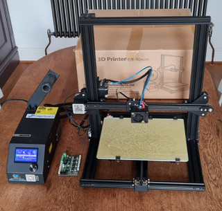 Creality CR 10 Mini Stampante 3D Letto in Vetro Volume di Costruzione 300x220x300mm Funzionante