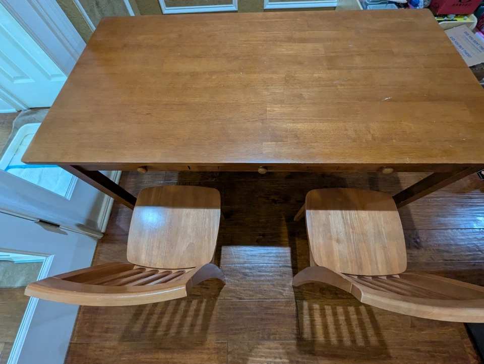 Pottery Barn Kids CAROLINA CRAFT TABLE XL+ 2 Chairs  - Image 3 of 4