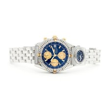 Breitling B13352 A70172 Navy Gold Dial Watch 38mm SS YG Automatic Quartz 4