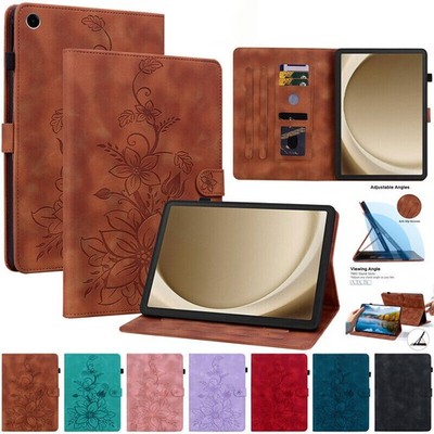 For Samsung Galaxy Tab A9 A8 A7 S10 S9 S8 S7 S6 Flip Shockproof Stand Case Cover