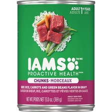 IAMS Proactive Health Beef Adult Wet Dog Food, 13 Oz. 110837 Pack of 12 Iams
