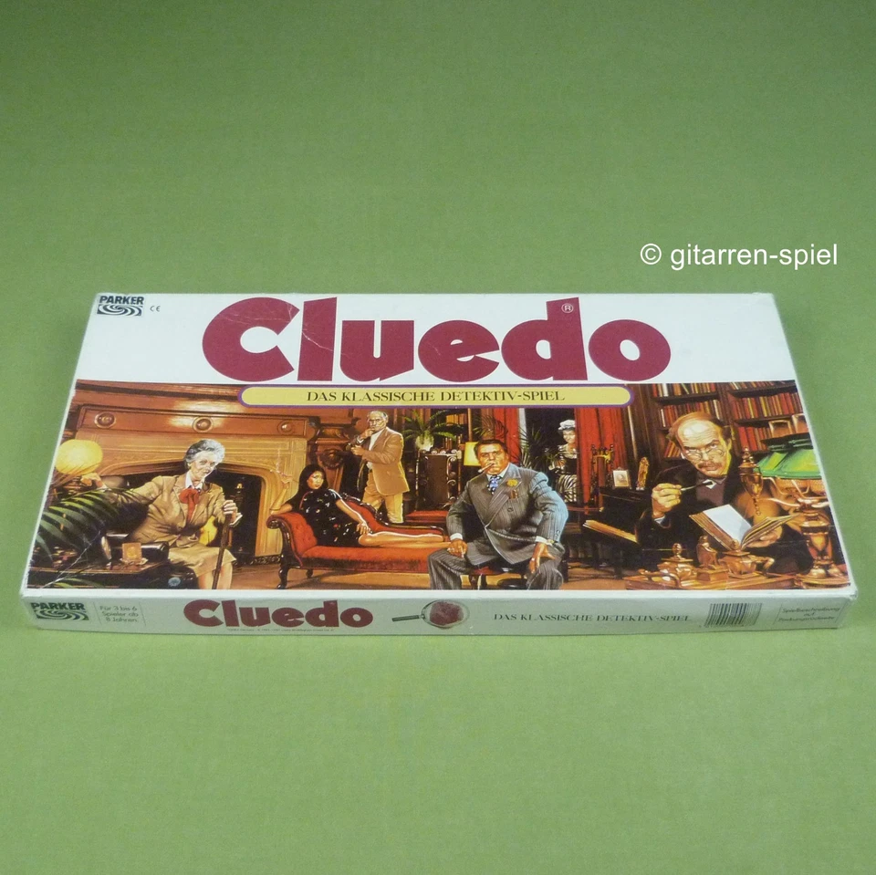 Cluedo - Komplett Top! Das klassische Detektivspiel von Parker ©1987 ab 8 Jahren - Bild 4 von 4