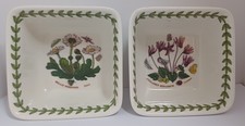 Portmeirion Botanic Garden x2 Mini Bowls 95x95x45mm Dips Condiments Treats VGC 