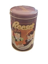 1989 Reese's Miniatures Candy Tin Hershey s Chocolate store discount avail