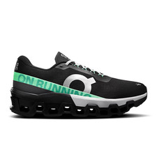 Image of On Running Cloudmonster 2 Comfort Shoes Black /Green