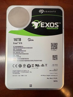 ST16000NM001G SEAGATE EXOS 16TB X16 SATA 7200 RPM ENTERPRISE INTERNAL HARD DRIVE