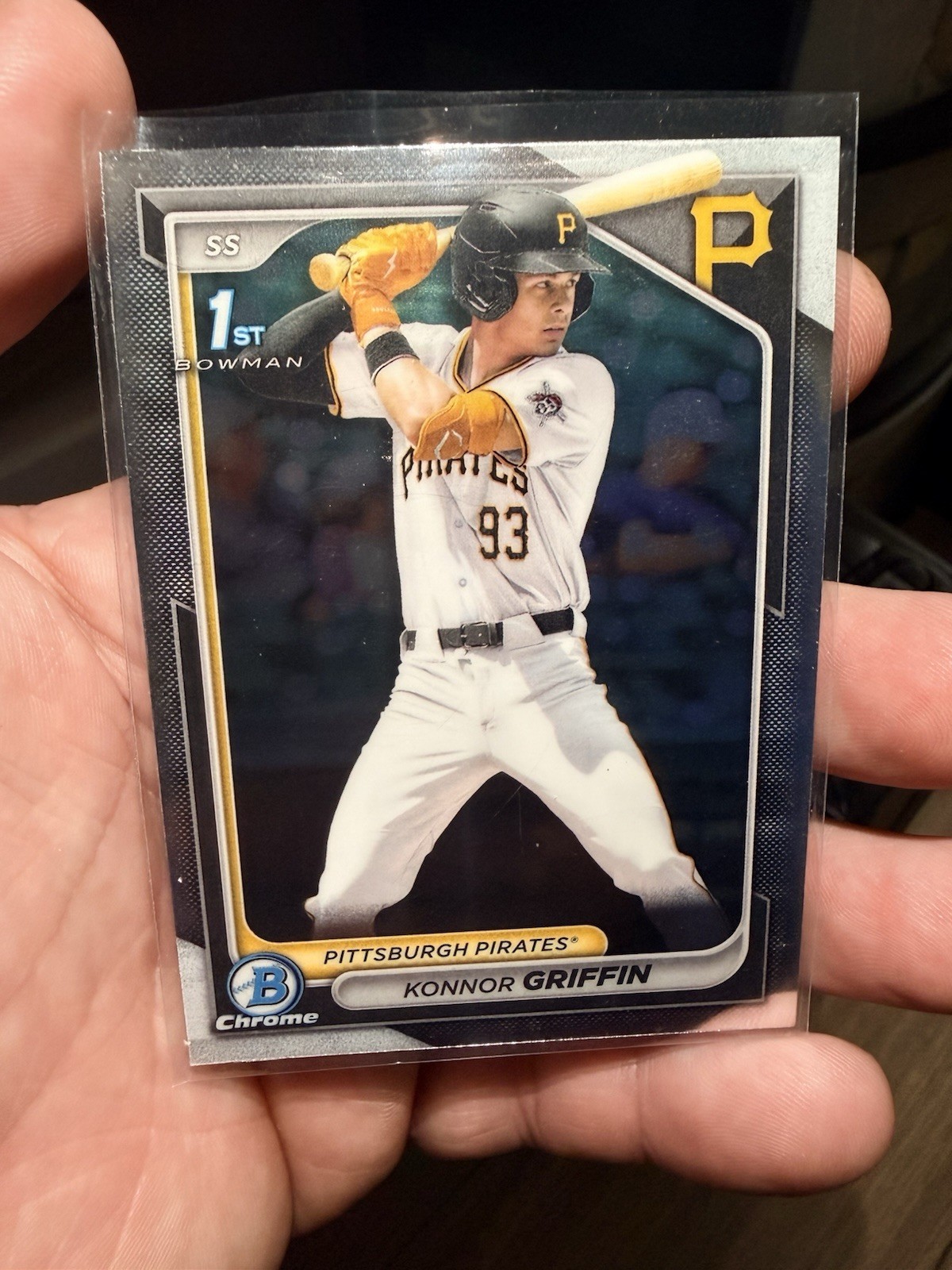 2024 Bowman Chrome 1st Bowman Konnor Griffin Chrome Pittsburgh Pirates