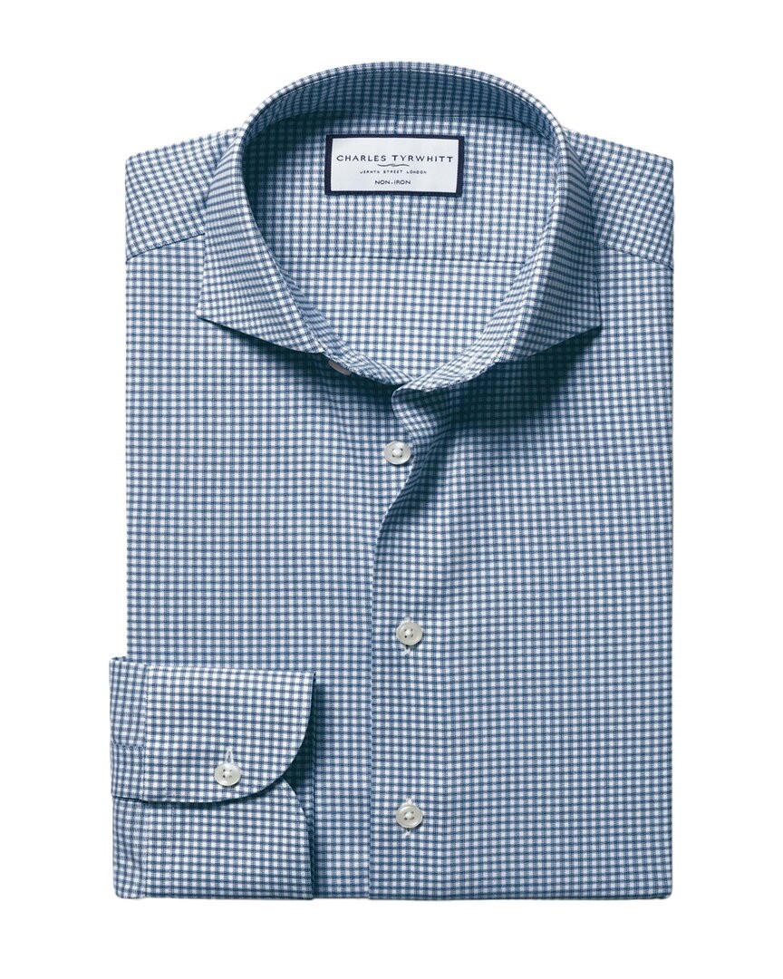 Charles Tyrwhitt  Non-Iron Performance Twill Wool Shirt Men's  15 X 33