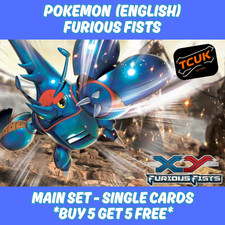POKEMON TCG - FURIOUS FISTS - MAIN SET - SINGLE CARDS - *BUY 5 GET 5 FREE*