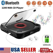 Rechargeable Walkman CD Player Portable Bluetooth Home Audio Player for Travel