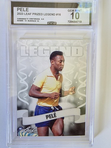 2023 Leaf Prized Legend #16 Pele GEM MINT CCG 10