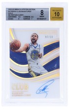 Stephen Curry 2022 Panini Immaculate Collection Scorers Club Signature Gold /10