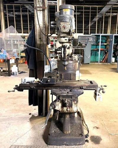 BRIDGEPORT VERTICAL MILLING MACHINE WITH ACU-RITE II DIGITAL READOUT | eBay