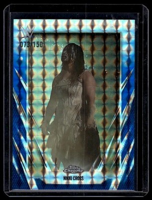 2026 Topps Chrome WWE #132 Nikki Cross BLUE Geometric Refactor /150