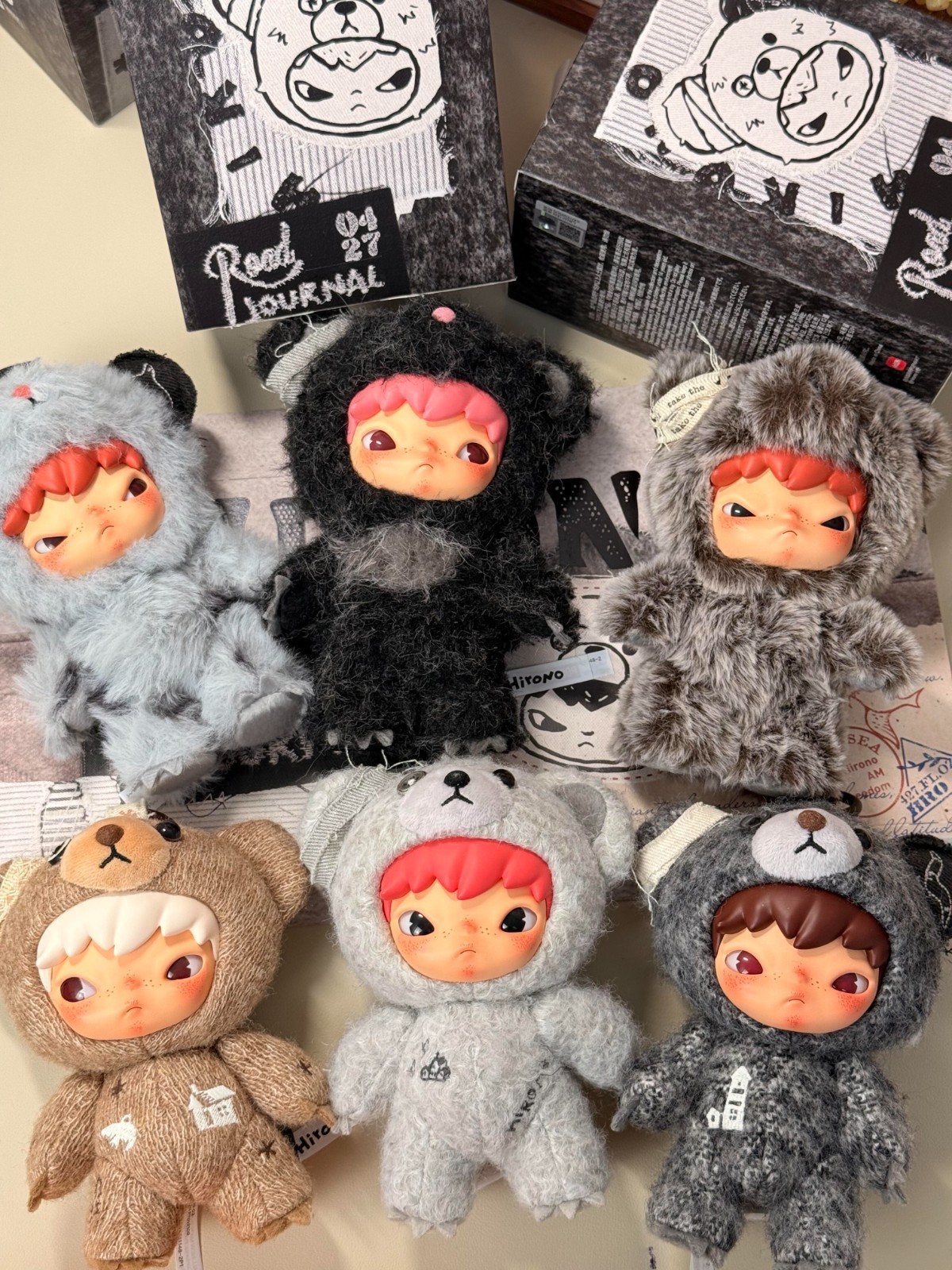 Authentic Hirono Road Journal Series Blind Box Plush Doll Pendant Gift Toys Hot