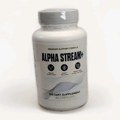 Alpha Stream Plus + Advanced Prostate Support Dietary Supplement 60 Capsules