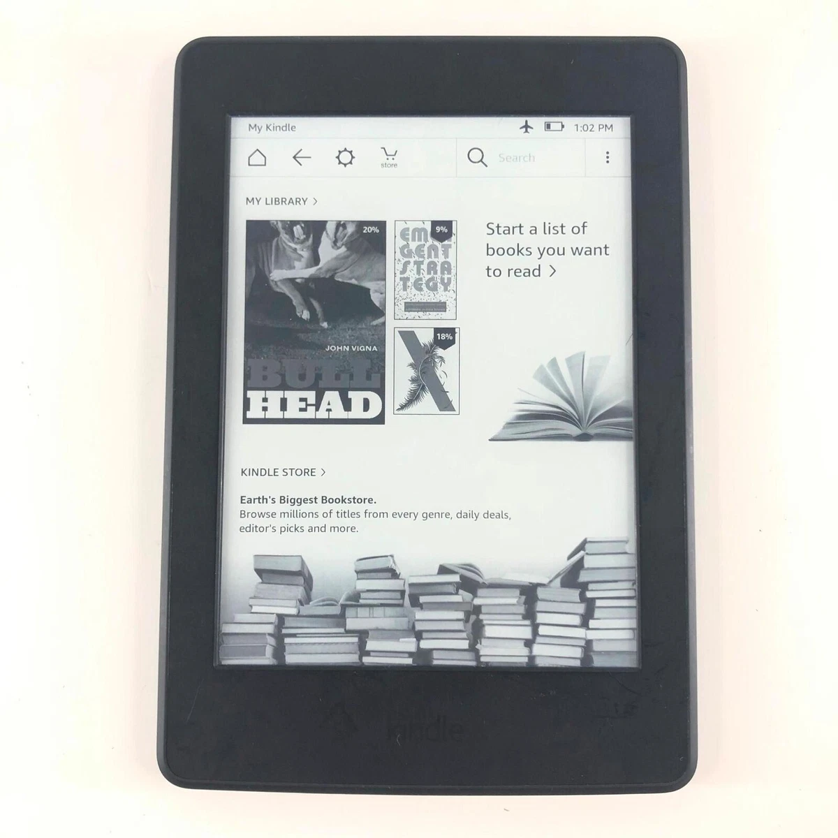 Amazon Kindle Paperwhite (7th Generation) 4 GB eBook Readers for