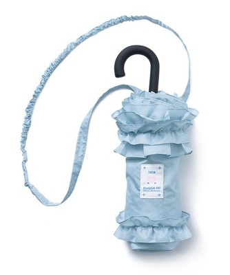 Rockfish Weatherwear x ILLIT Frill Umbrella Sky Blue K-Pop Limited