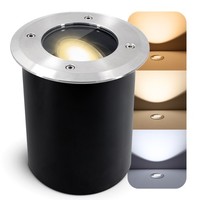 Bodenspot Juavi IP67 Led GU10 3W Drei Einstellbaren Lichtfarben 3CCT Schwenkbar