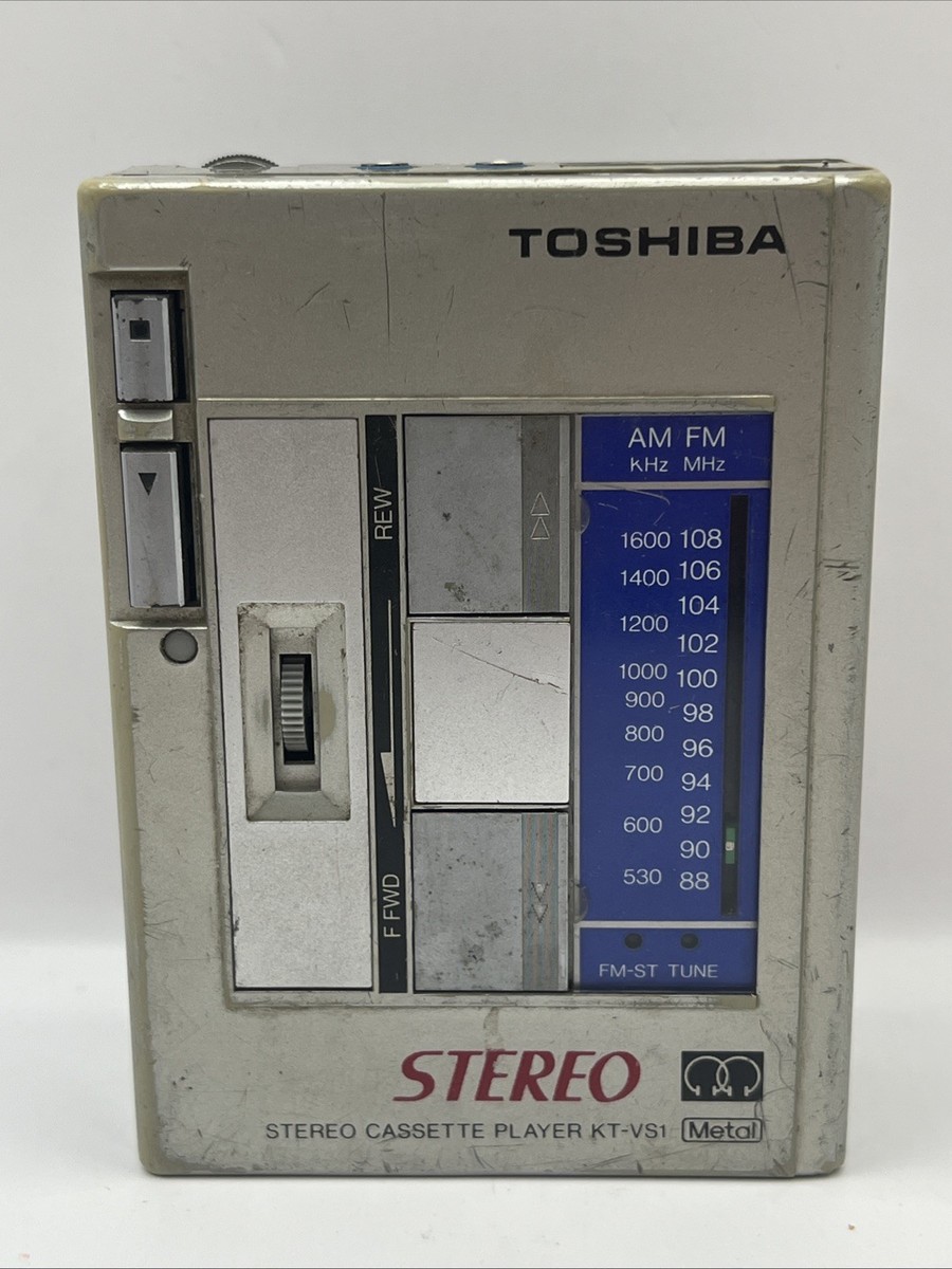 Toshiba Stereo Cassette Player KT-VS1 {AS-IS PARTS/REPAIR} POWERS
