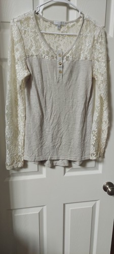 Top Manches Longues En Dentelle Delia's - Taille L Pour Juniors - Occasion En Très Bon état
