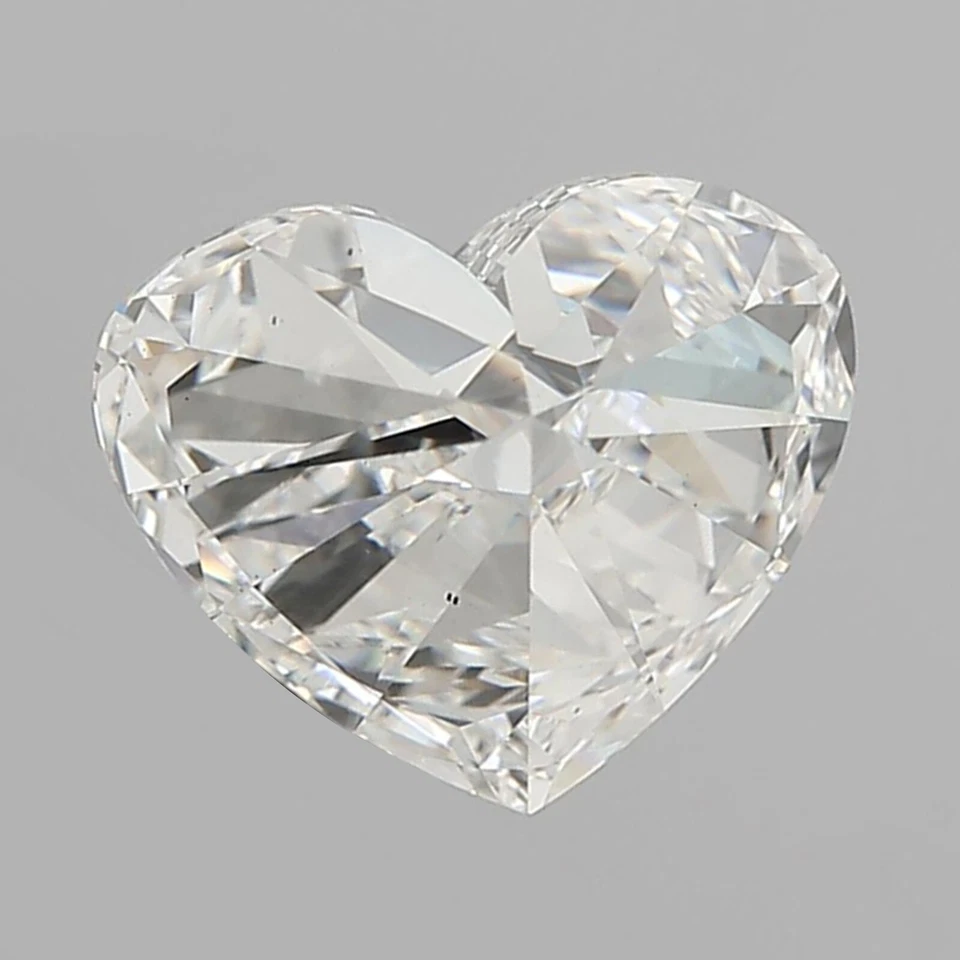 Сертифицированный ГИА натуральный бриллиант огранки сердце 0,7 карата цвет G чистота IF - Изображение 2 из 4