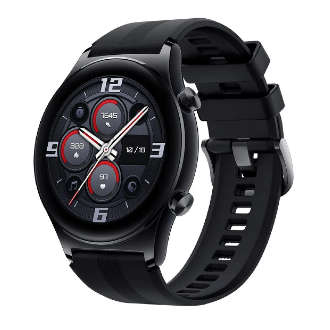 Honor Watch GS 3 Smartwatch ( Midnight Black, Fluoroelastomer Strap ),  MUS-B19