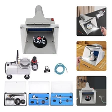 Professional Airbrushing Set DIY Airbrush Spray Paint Booth with Compressor Kit