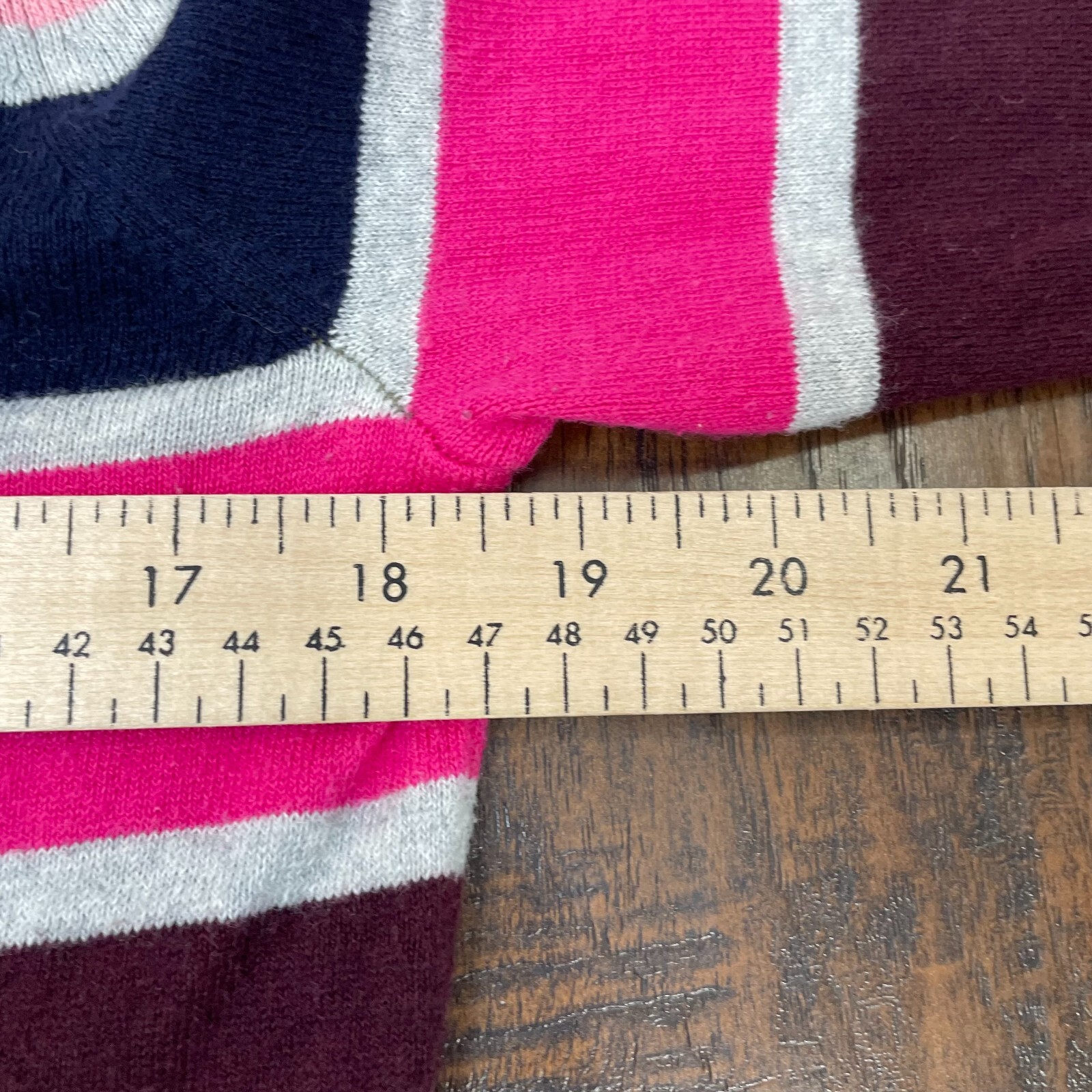 Talbots Lightweight Sweater Medium Multicolor Str… - image 8