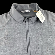 Peter Millar Crown Sport Performance Soft Fleece Full Zip Vest Jacket Large 250