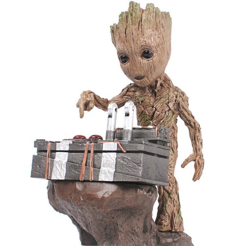 Baby Groot Vol.2 Guardians of the Galaxy Push Bomb Figure Statue Button Action - Picture 3 of 12