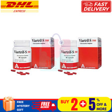 2 X Viartril-S Glucosamine 500Mg , Knee  Joint Pain Supplement 90 Capsules