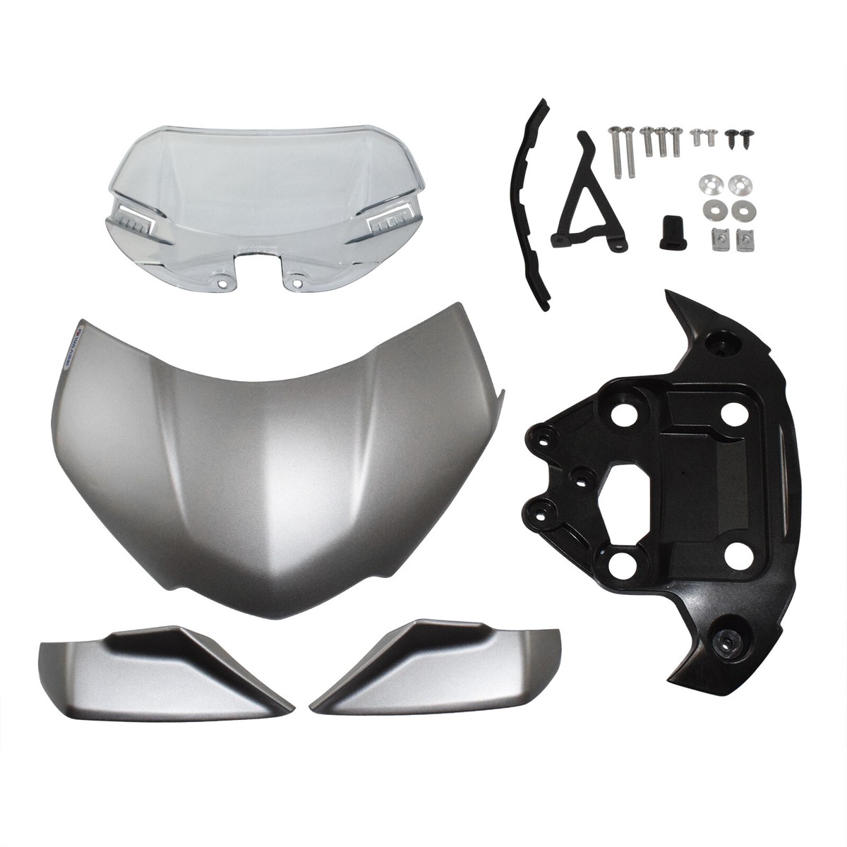 Gray Windscreen Windshield Fly Screen For TRIUMPH Speed Triple