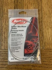 Berkley Steelon Wire Wound Leader Silver 20 Lb Size 12