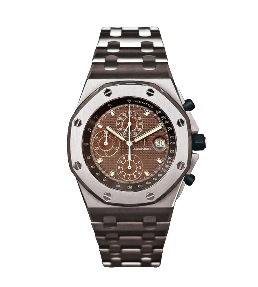 Audemars Piguet Royal Oak Offshore Stainless Steel Band Wristwatches